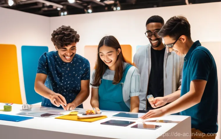 현존 기반 공연 접근법에서의 브랜드 구축 - 0":

**Prompt 1: Immersive Pop-Up Experience**

A vibrant and modern experiential pop-up store, bust...