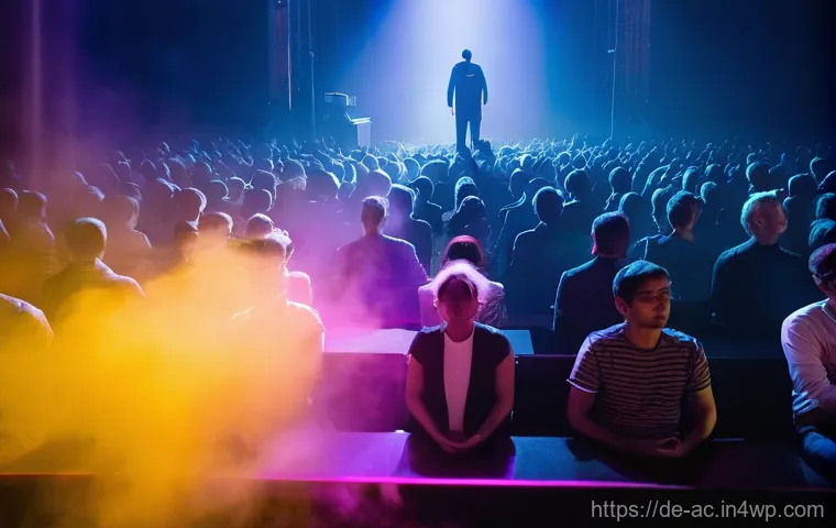 현존 기반 공연 접근법의 인터랙티브 요소 - **Immersive Story Exploration:** A scene inside an elaborate, fantastical set designed to look like ...