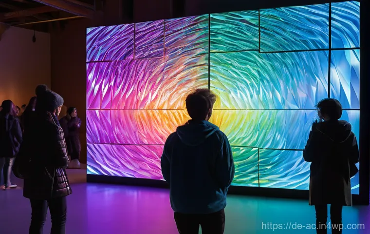 현존 기반 공연 접근법에서의 데이터 활용 - **The Responsive Stage Ecosystem**
Imagine a grand, semi-circular theater stage where the physic... 현존 기반 공연 접근법에서의 데이터 활용 - **The Responsive Stage Ecosystem**
Imagine a grand, semi-circular theater stage where the physic...